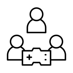 team games icon or logo isolated sign symbol vector illustration - high quality black style vector icons