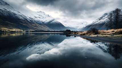 lake in the mountains