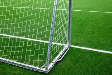 soccer field with goal