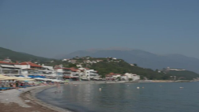 Strand in Platamonas, Griechenland
