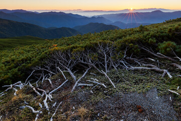 乗鞍岳_大黒岳からの朝日