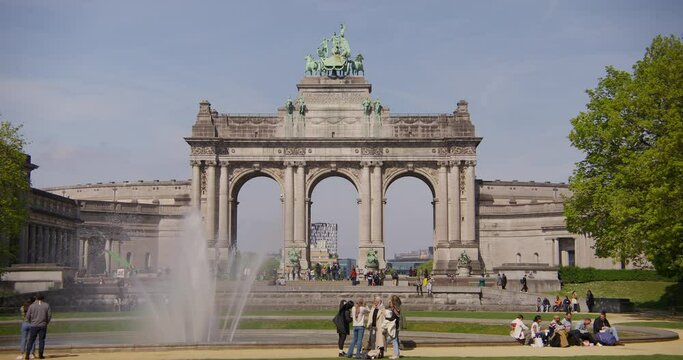 Leopold park in Brussels Belgium