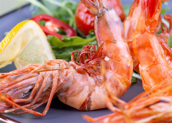 Close up picture of shrimp food