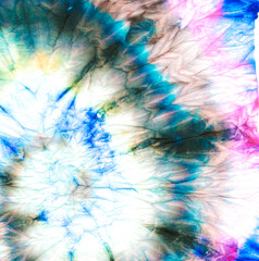 Pink Psychedelic Kaleidoscope. Tye Swirl Fabric.