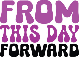 Wedding  retro svg design