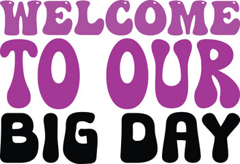 Wedding  retro svg design