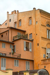 Fototapeta na wymiar Houses Florence Italy Architecture