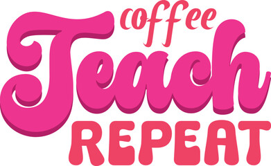 Teacher retro svg design