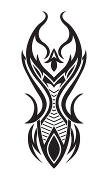 Tribal Tattoo Designs. Vector Illustration