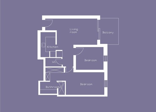Floor Plans for Real Estate Marketing  Apartment Floor Plans 2D Drawings 