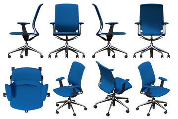 Office Chair Blue