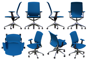Office Chair Blue
