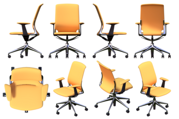 Office Chair Yellow
