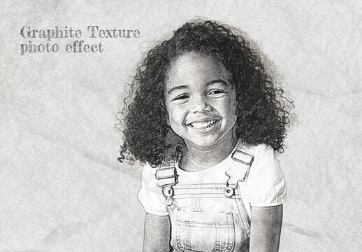 Graphite Texture Photo Effect