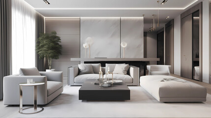 Fototapeta na wymiar modern home interior