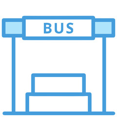 Bus transportation symbol icon vector image. Illustration of the silhouette bus transport public travel design image