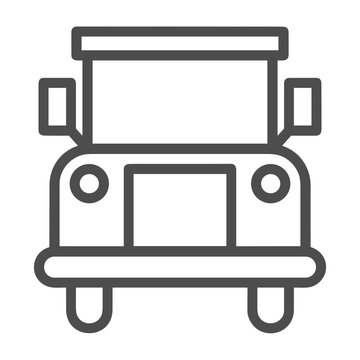Bus transportation symbol icon vector image. Illustration of the silhouette bus transport public travel design image