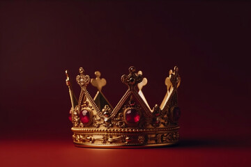 Regal Majesty: King Crown - Majestic Stock Image for Sale