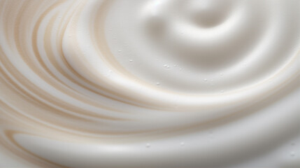 Milk Froth: Description: A close-up shot of steamed milk with a velvety froth on top. The milk's texture is smooth and creamy, making it perfect for creating latte art