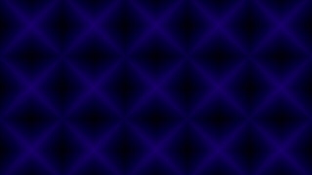 Abstract Neon Blue kaleidoscope . Seamless Loop. Video Animation. 310