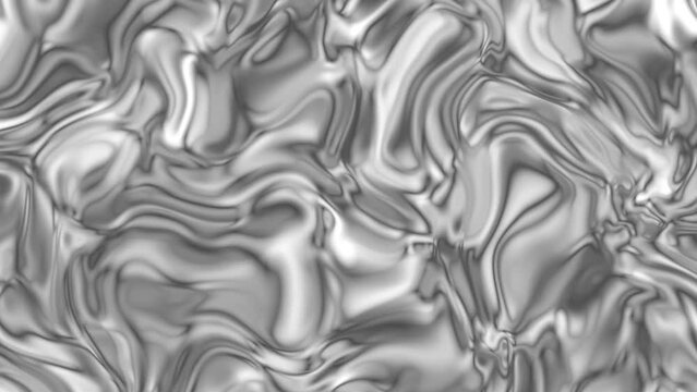Abstract background seamless loop glossy whit element texture wave ripple flowing background. 