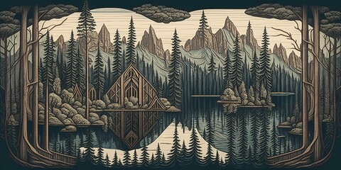 СКАЗОЧНЫЙ ПЕЙЗАЖ