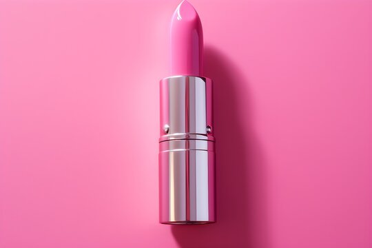 Barbie lipstick case, image of pink lipstick case for barbie  created with Generative AI technology