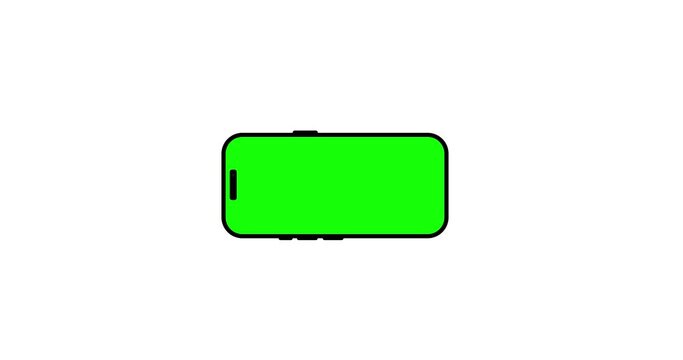 smartphone rotation green screen display animation,smartpone green screen display,smartphone flip animation