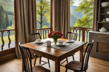 Obraz premium dining room table