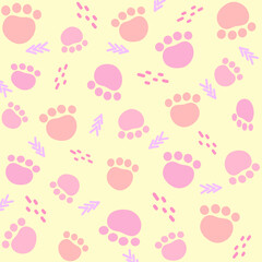 seamless pattern with cat