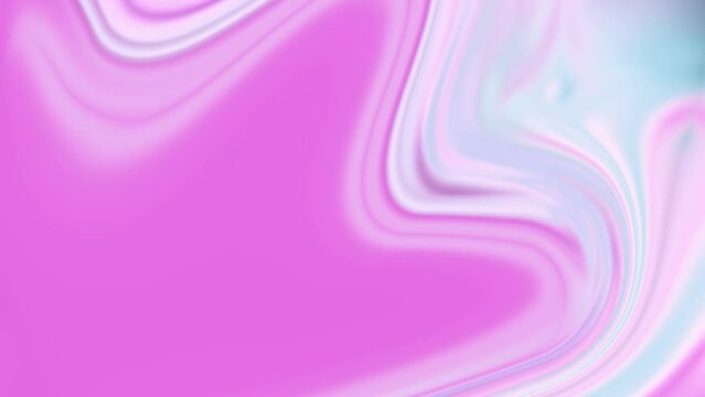 Pastel pink and blue gradient curve wave smooth motion abstract background looped