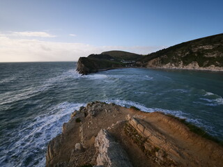 When the sea meets the land, bay