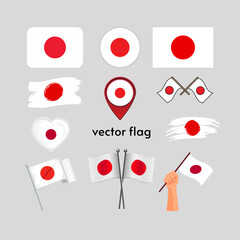 Japan vector country flag, a resource for graphic design 
