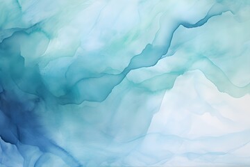 Fototapeta na wymiar Abstract watercolor blue background created with Generative AI technology