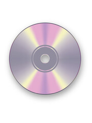 Cd png file. Cd with white background.