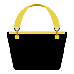 vector illustration of a handbag