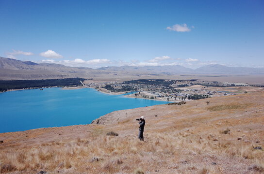 unrealistic scenery of lake