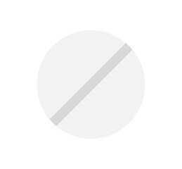 Round pill icon.