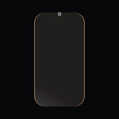 Minimalist modern colored clay mockup smartphones. Vector EPS.