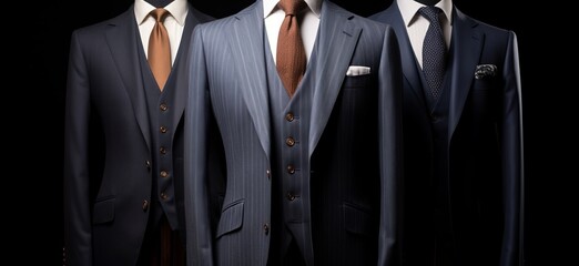 Elegant Men's Suit for a Perfectly Tailored Look, Generative AI