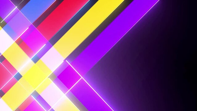 abstract rainbow colour neon lines background