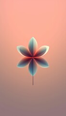 abstract flower logo design