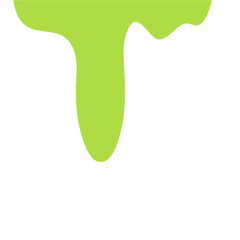 Halloween Liquid Toxic Slime Blob Illustration