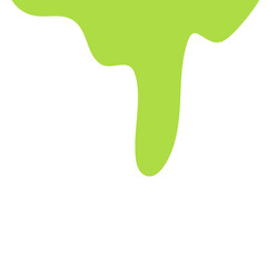Halloween Liquid Toxic Slime Blob Illustration