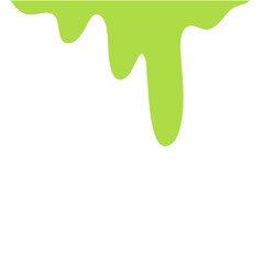 Fototapeta premium Halloween Liquid Toxic Slime Blob Illustration