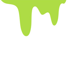Fototapeta premium Halloween Liquid Toxic Slime Blob Illustration