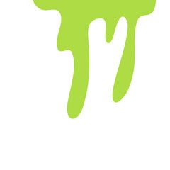Obraz premium Halloween Liquid Toxic Slime Blob Illustration
