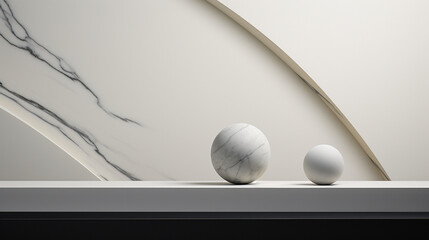 High Detail Marble Art - Purity and Simplicity in Minimalist Design