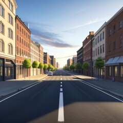 Fototapeta premium street in the city