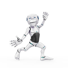 cyber monkey is happy